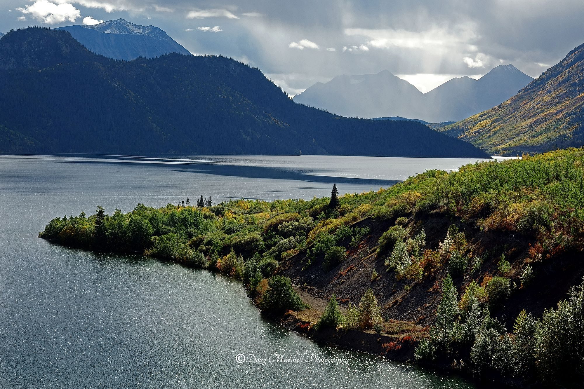 Autumn at Tutshi Lake