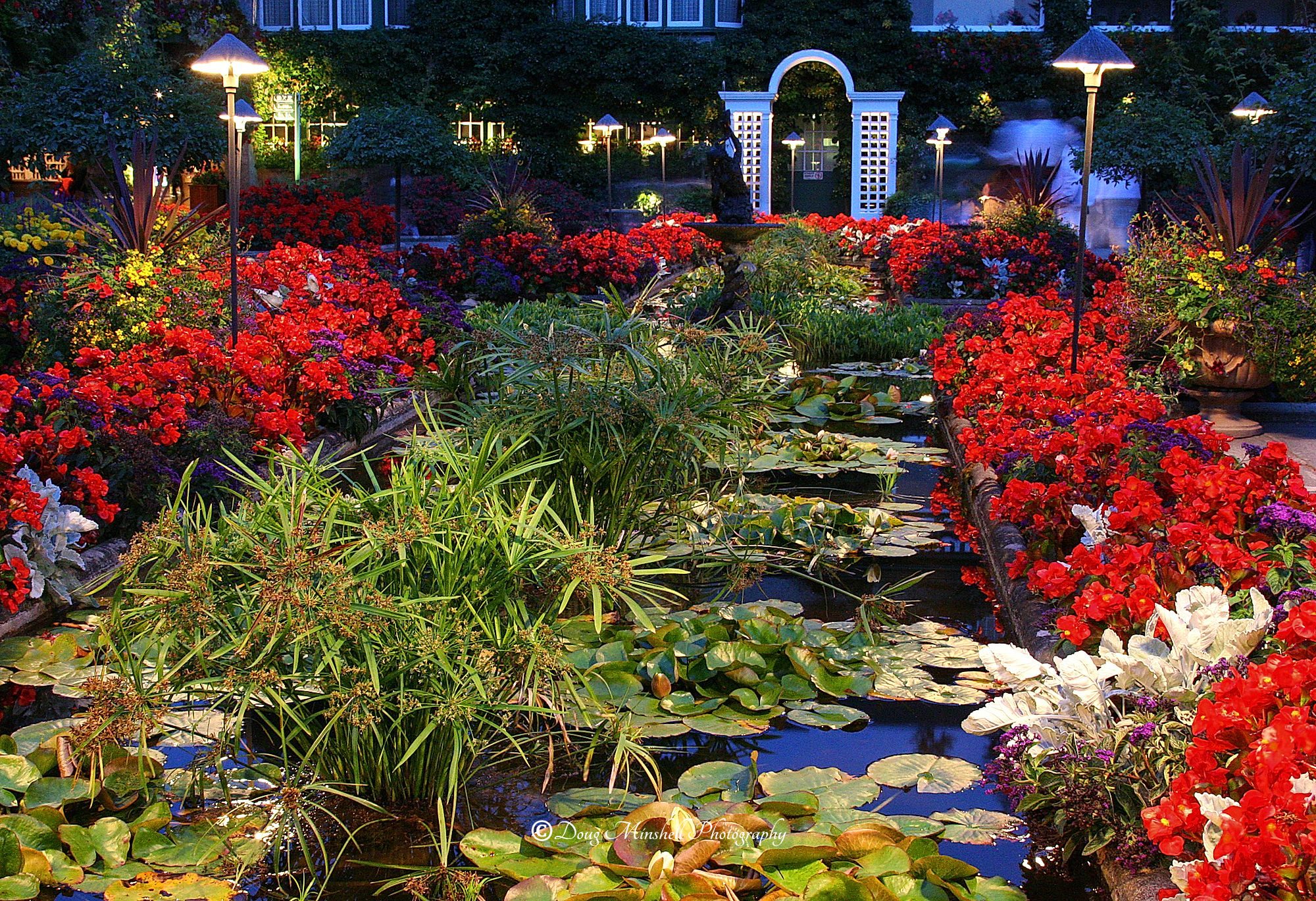 Italian Garden at Night